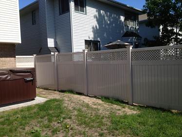 Vinyl fence 2