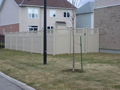 Vinyl fence 12